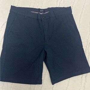 Ben Sherman Dark Blue Geometric Shorts